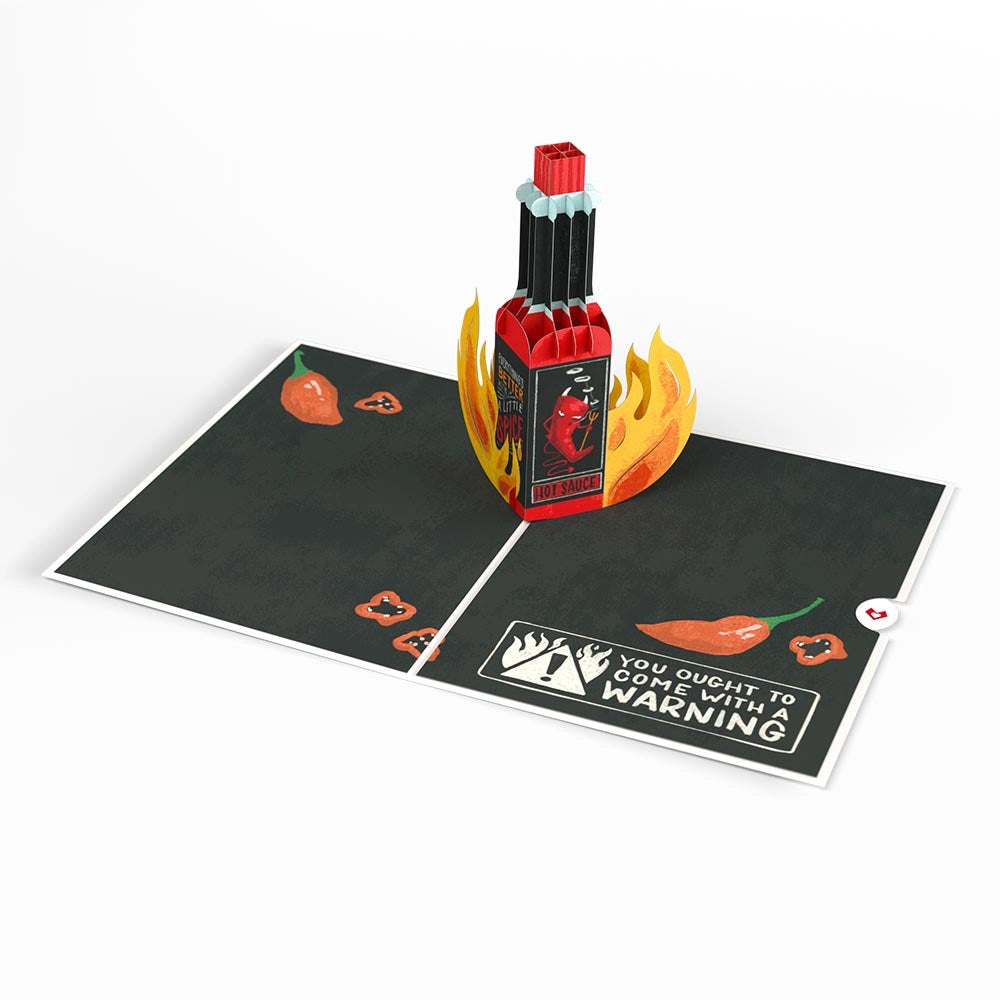 LP5156 YOU'RE SO HOT-HOT SAUCE POP-UP CARD 5x7"