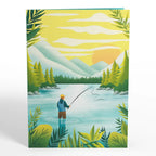 LP7344 GONE FISHING POP-UP 5x7"
