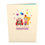 LP3880 DISNEY PIXAR UP MY GREATEST ADVENTURE POP-UP CARD 5x7"