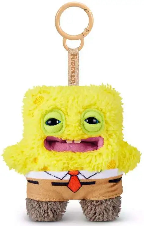 15756UQ1 ZURU FUGGLER SPONGEBOB 5" KEYRINGS