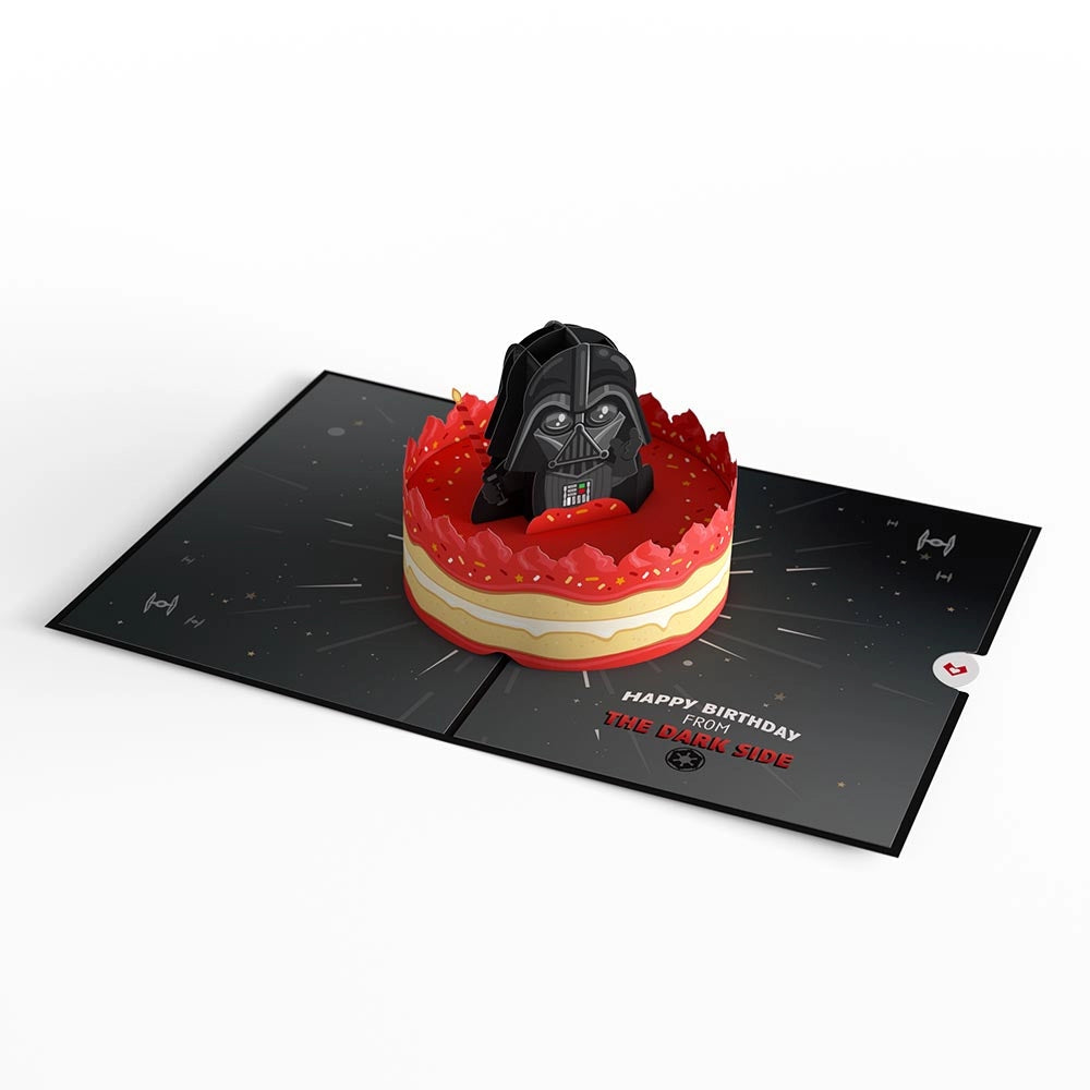 LP5021 STAR WARS DARTH VADER B-DAY CAKE CARD 5x7"