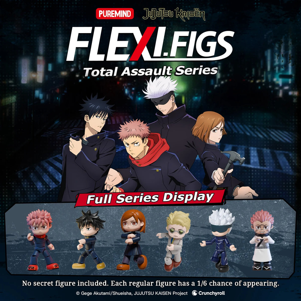2730 JUJUTSU KAISEN FLEXI.FIGS TOTAL ASSAULT SERIES VOL.1