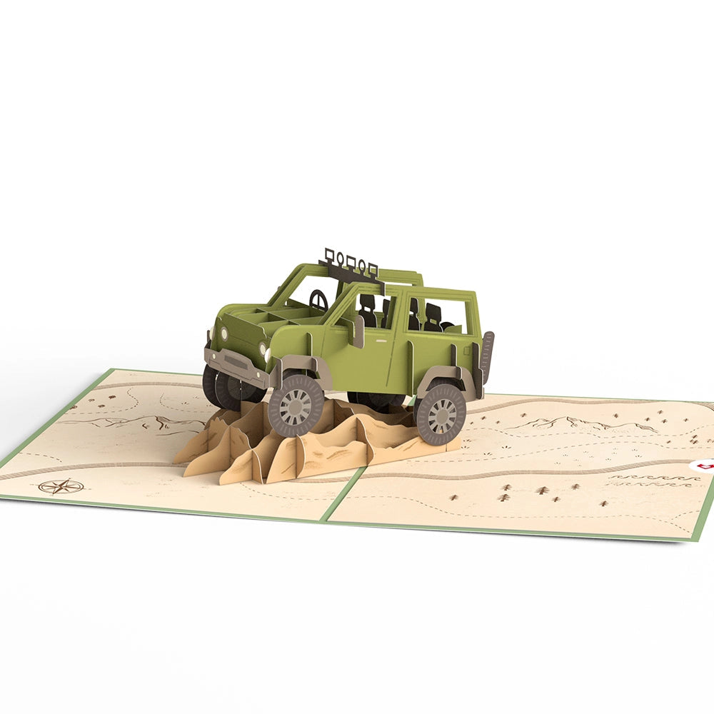 LP11986 OFF-ROAD ADVENTURE POP-UP CARD 5x7"