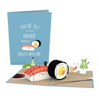 LP2137 SUSHI POP-UP CARD 5x7"