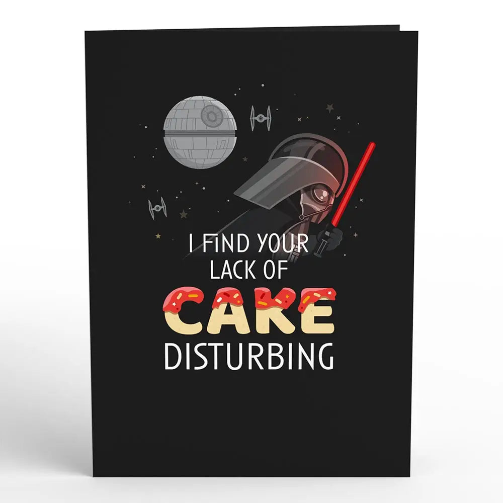 LP5021 STAR WARS DARTH VADER B-DAY CAKE CARD 5x7"