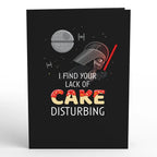 LP5021 STAR WARS DARTH VADER B-DAY CAKE CARD 5x7"