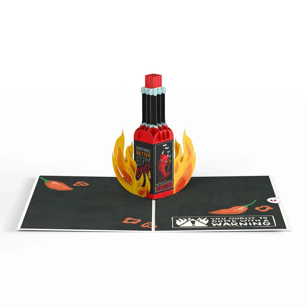 LP5156 YOU'RE SO HOT-HOT SAUCE POP-UP CARD 5x7"
