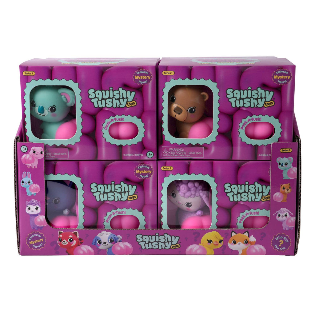 10003 SQUISHY TUSHY TOYS 3" FIGURES DOUBLE BLIND BOX