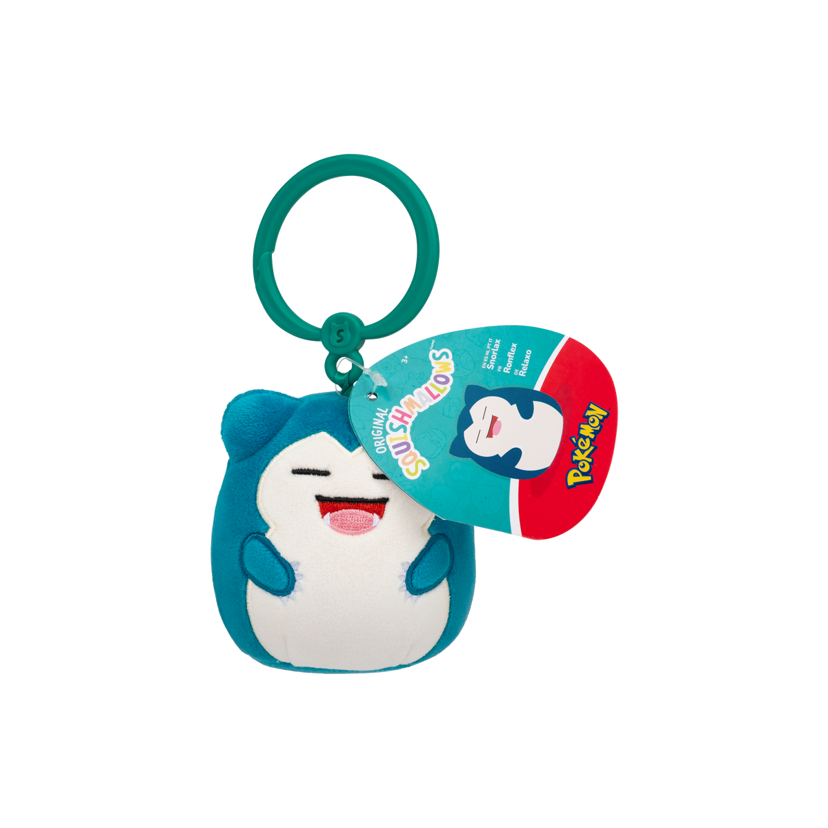 SQPK00527 SQUISHMALLOWS 3.5" PLUSH CLIP POKEMON ASSORT