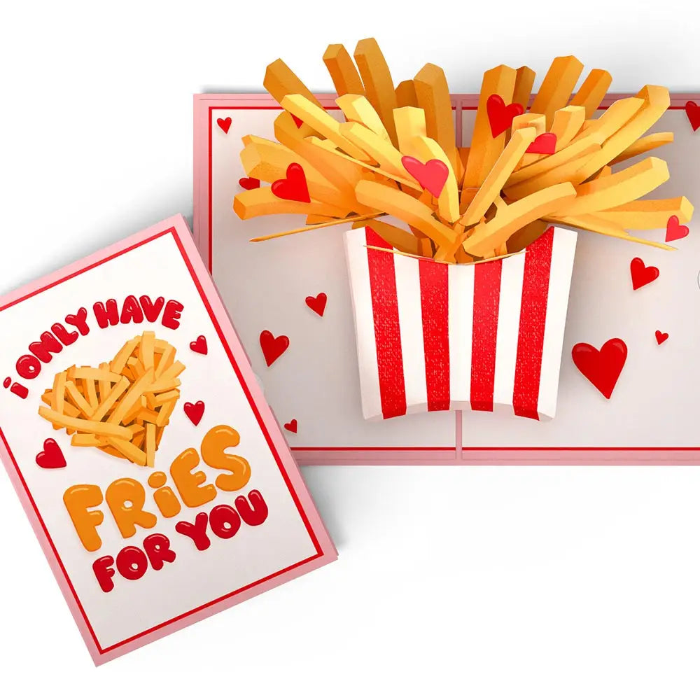 LP6062 ONLY HAVE FRIES FOR YOU POP-UP CARD 5x7"