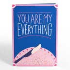 LP9654 YOU ARE MY EVERYTHING BAGEL CARD 5x7"