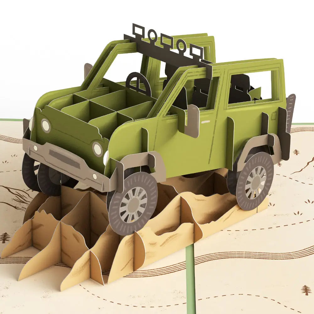 LP11986 OFF-ROAD ADVENTURE POP-UP CARD 5x7"