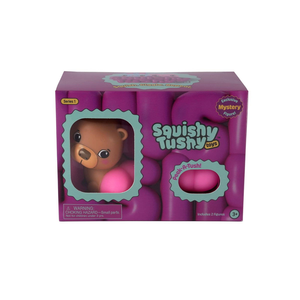 10003 SQUISHY TUSHY TOYS 3" FIGURES DOUBLE BLIND BOX