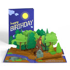 LP5934 BIGFOOT LEGENDARY B-DAY POP-UP CARD 5x7"
