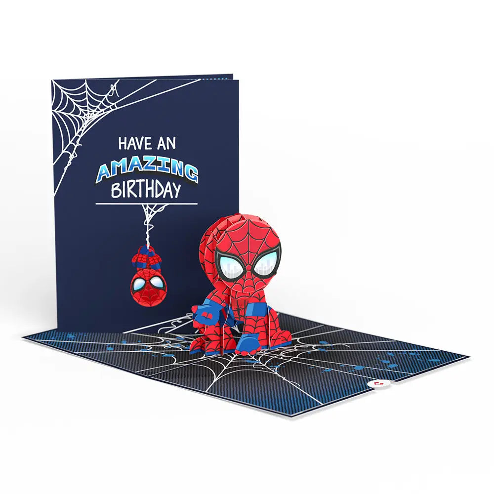 LP5026 MARVEL'S SPIDER-MAN AMAZING B-DAY POP-UP CARD 5x7"
