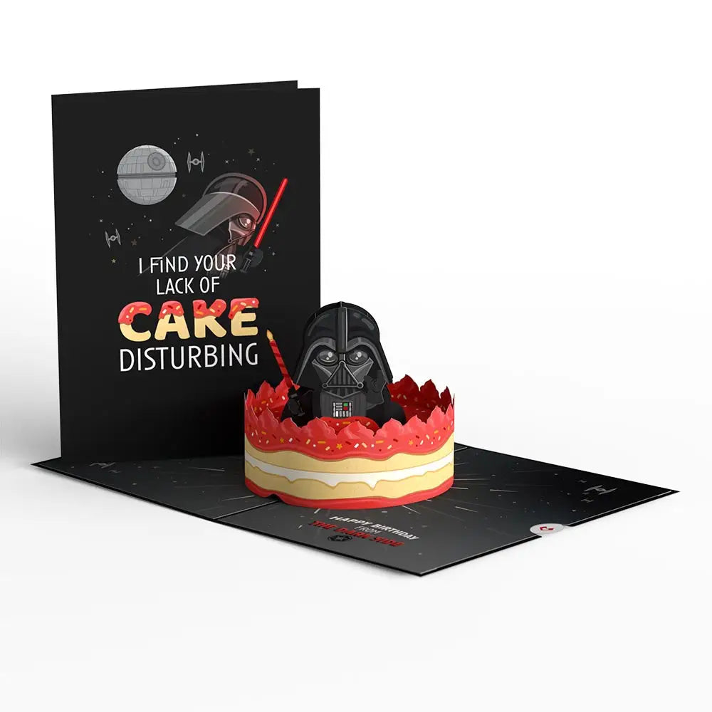 LP5021 STAR WARS DARTH VADER B-DAY CAKE CARD 5x7"