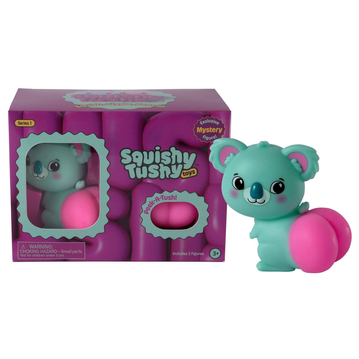 10003 SQUISHY TUSHY TOYS 3" FIGURES DOUBLE BLIND BOX