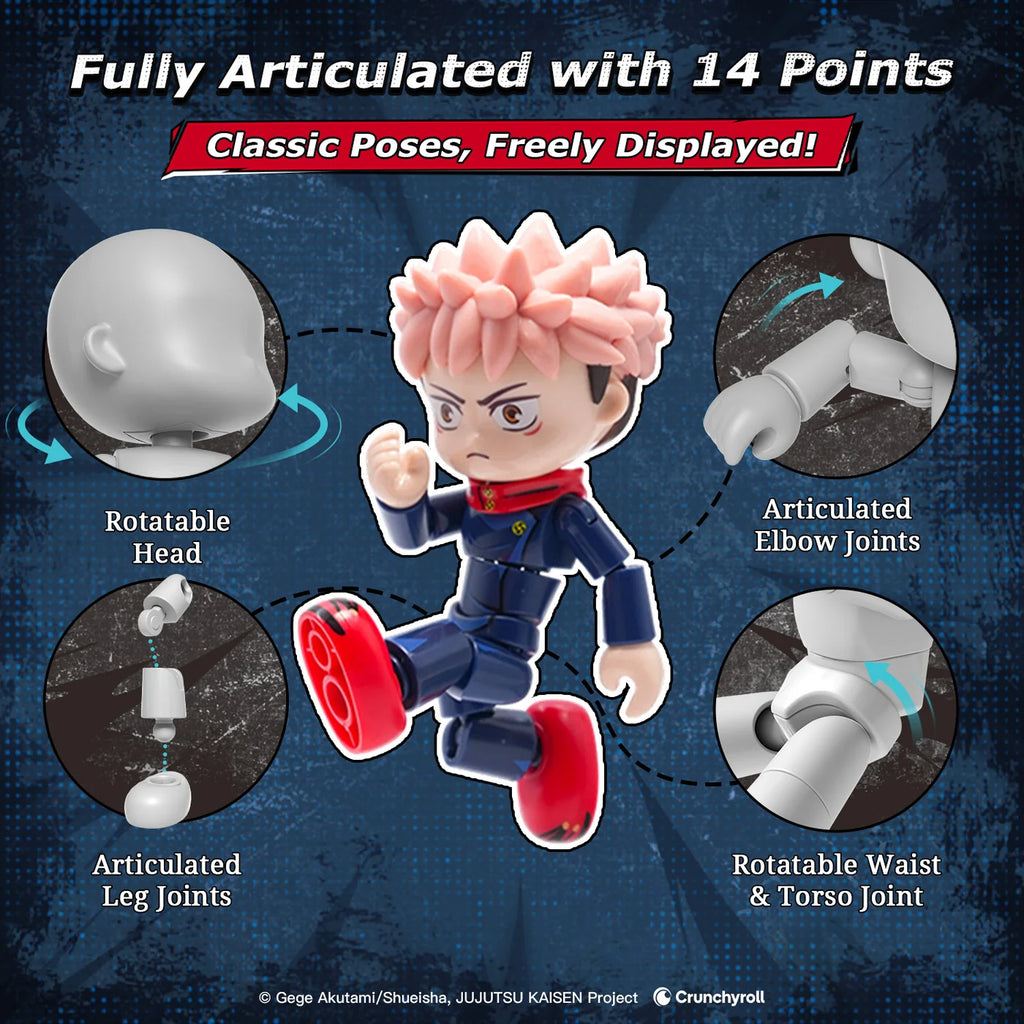 2730 JUJUTSU KAISEN FLEXI.FIGS TOTAL ASSAULT SERIES VOL.1