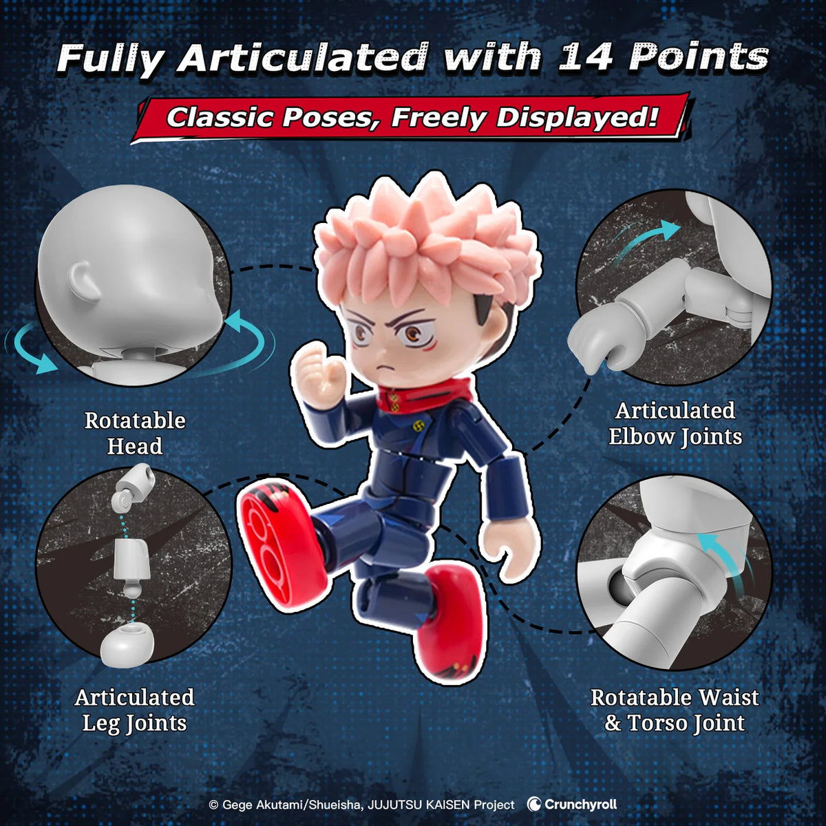 2730 JUJUTSU KAISEN FLEXI.FIGS TOTAL ASSAULT SERIES VOL.1