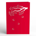 LP1592 JAPANESE MAPLE POP-UP CARD 5x7"