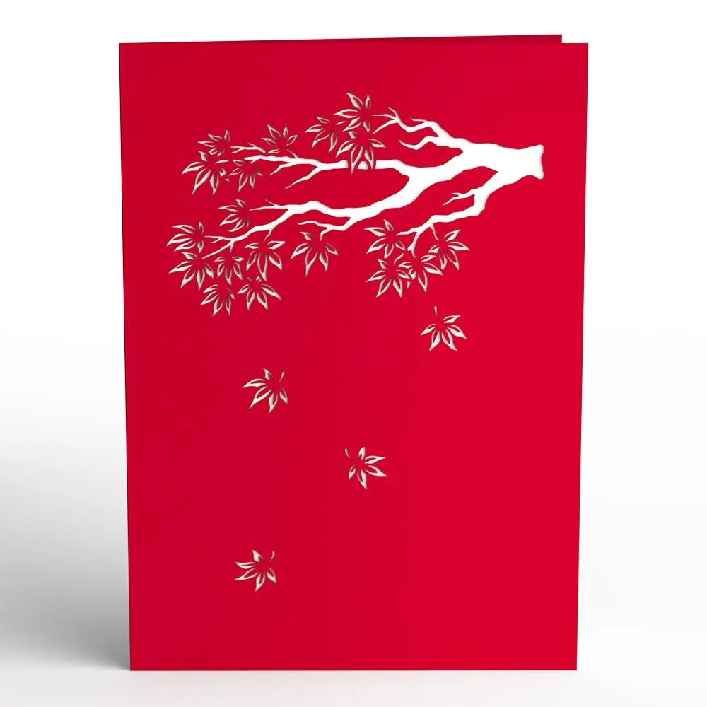 LP1592 JAPANESE MAPLE POP-UP CARD 5x7"