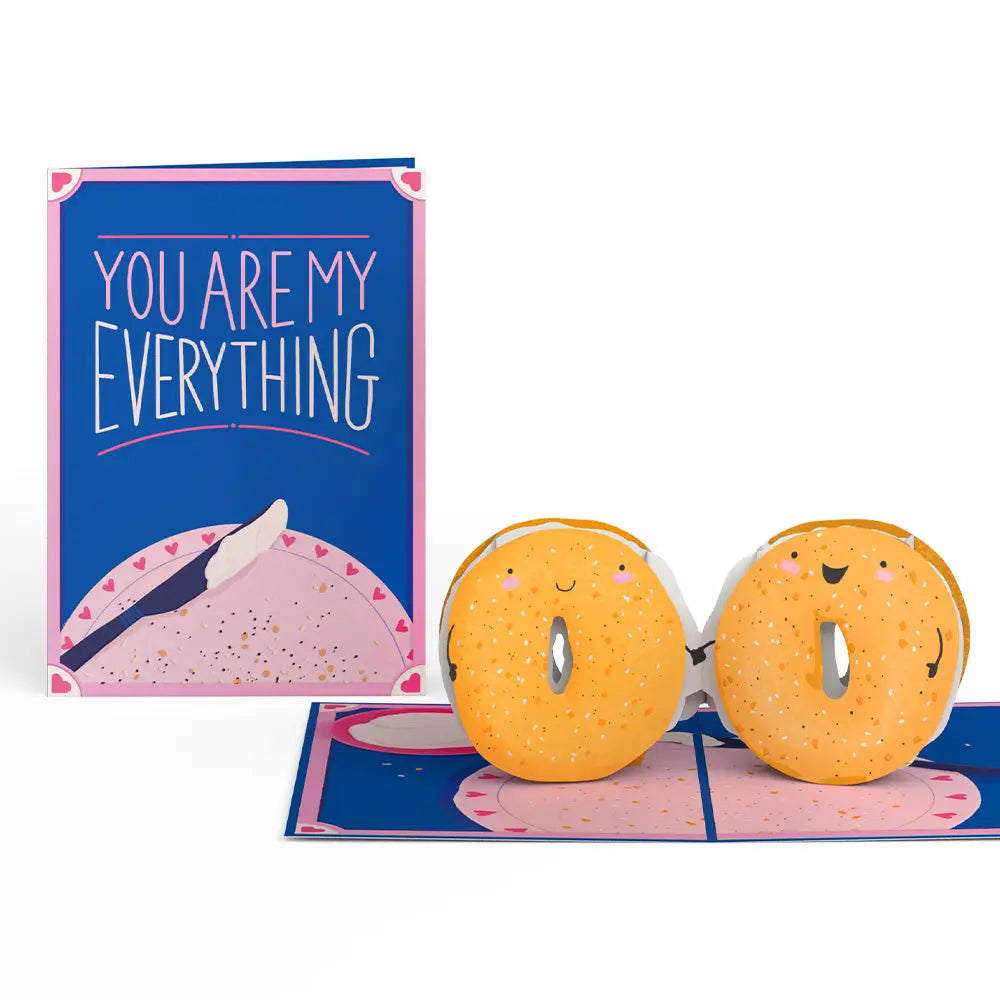 LP9654 YOU ARE MY EVERYTHING BAGEL CARD 5x7"