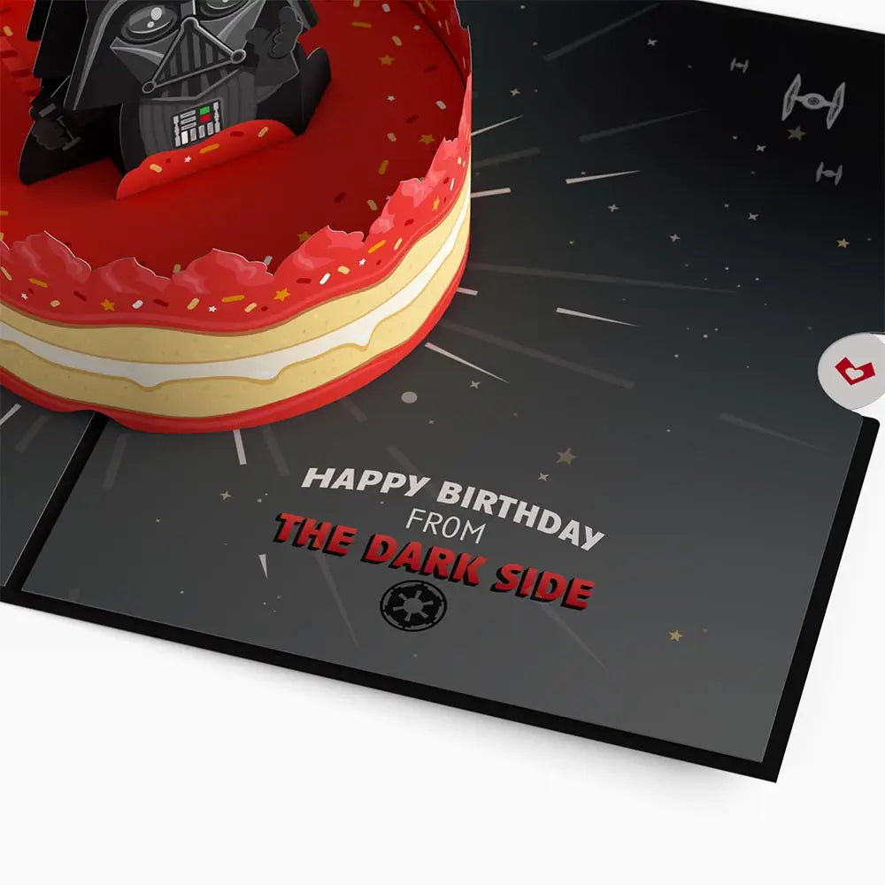 LP5021 STAR WARS DARTH VADER B-DAY CAKE CARD 5x7"