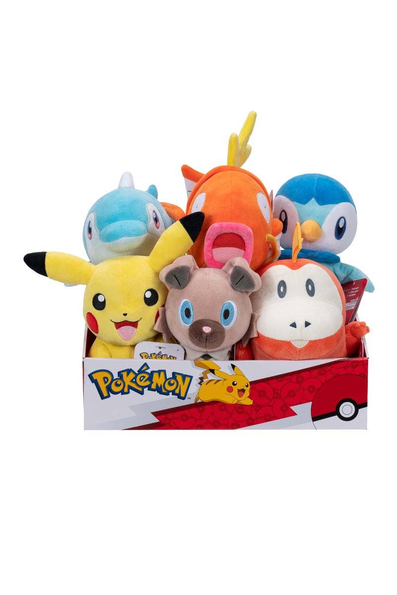 PKW2479 POKEMON 8" PLUSH ASSORT