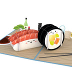 LP2137 SUSHI POP-UP CARD 5x7"