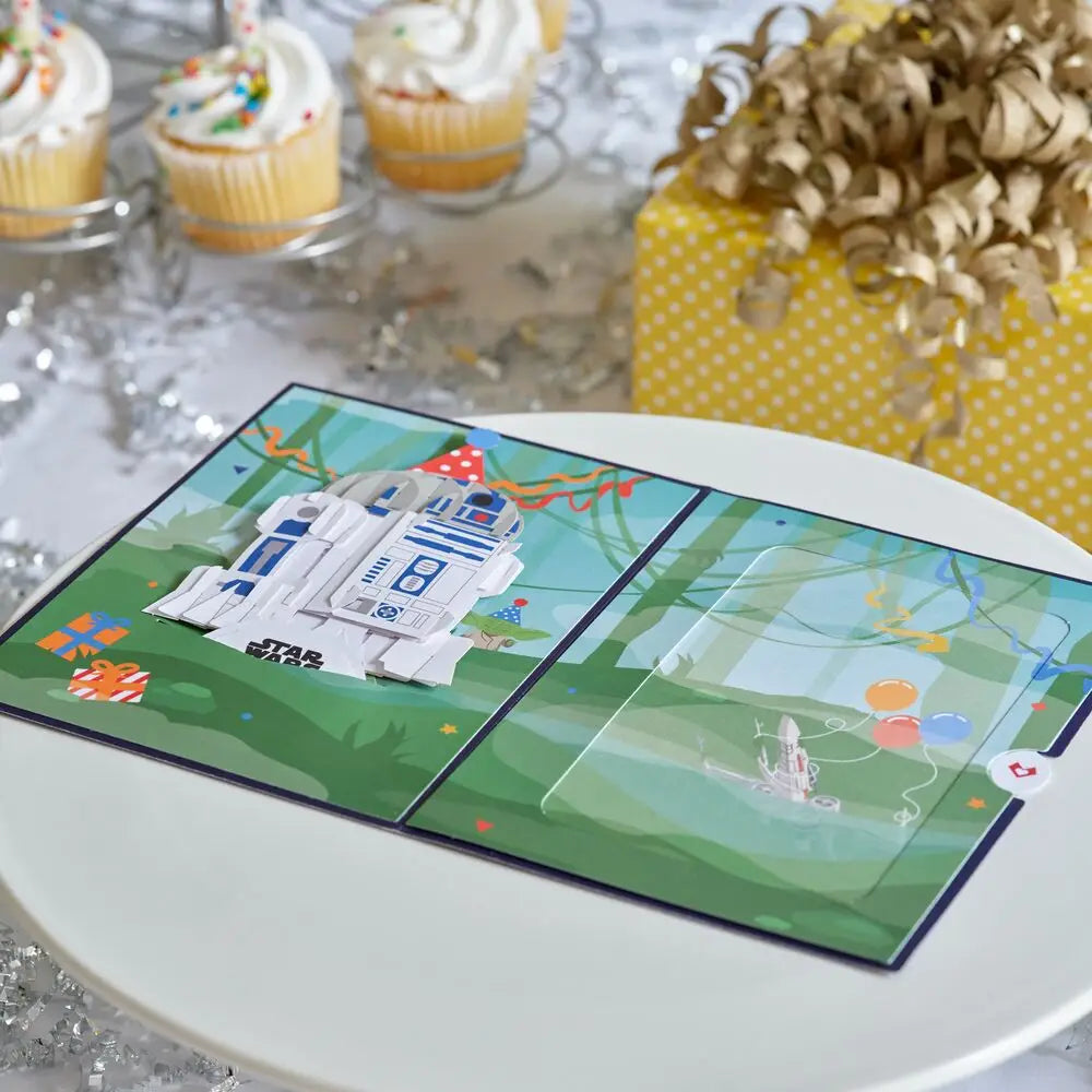 LP3861 STAR WARS R2-D2 B-DAY CARD 5x7"