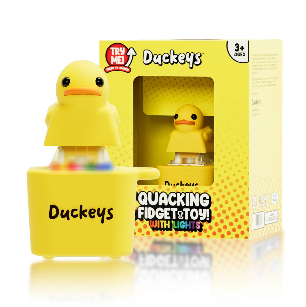 AQ-J821 QUACKEY YELLOW - FIDGET TOY THAT QUACKS!