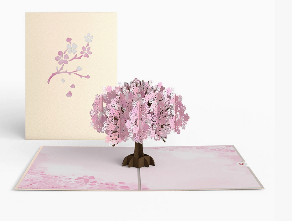 Cherry Blossom Pop-Up Cards 5 x 7 inches
