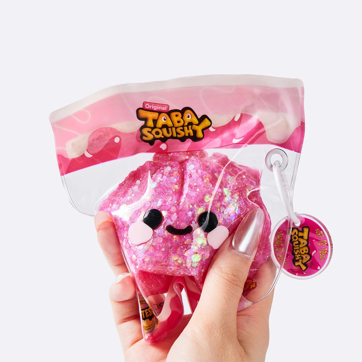Fuchsia Glitter Dumpling