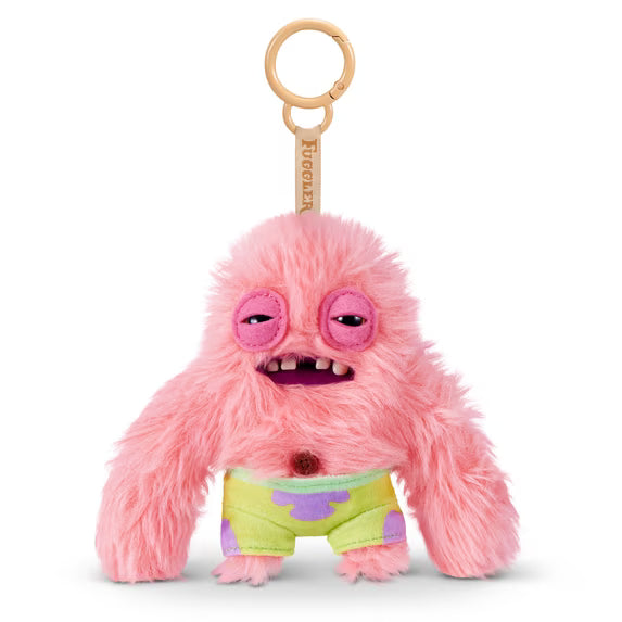 15756UQ1 ZURU FUGGLER SPONGEBOB 5" KEYRINGS