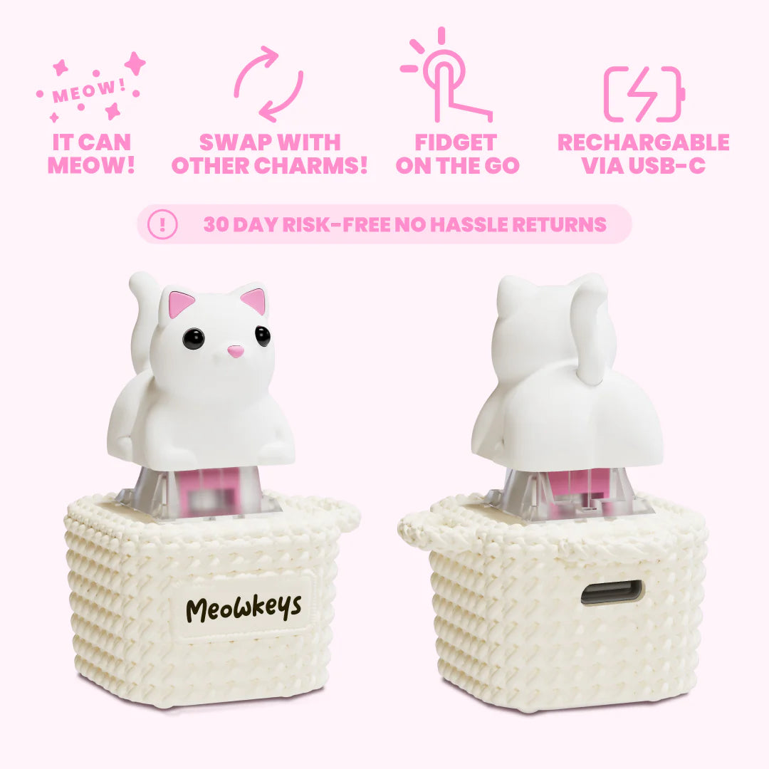 MQ-J258 MEOWKEY CALICO - FIDGET TOY THAT MEOWS!