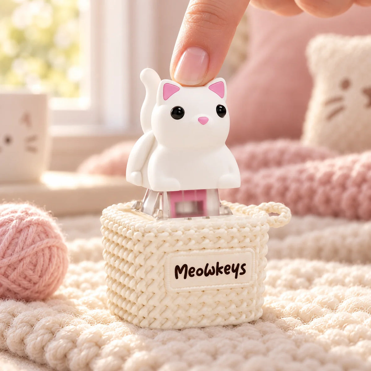 MQ-J258 MEOWKEY CALICO - FIDGET TOY THAT MEOWS!