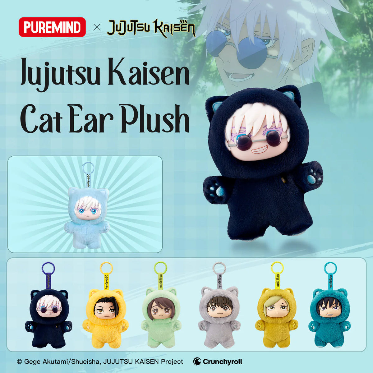 2726 JUJUTSU KAISEN CAT EAR PLUSH BLIND BOX