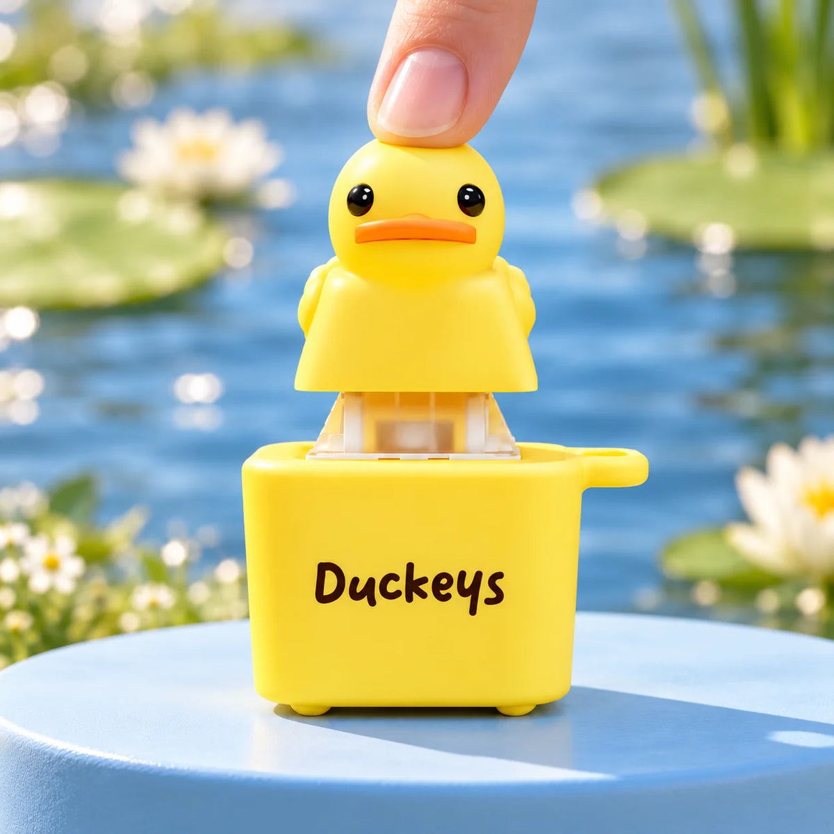 AQ-J821 QUACKEY YELLOW - FIDGET TOY THAT QUACKS!