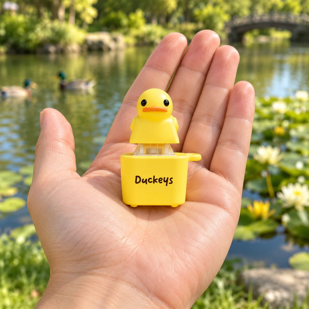 AQ-J821 QUACKEY YELLOW - FIDGET TOY THAT QUACKS!