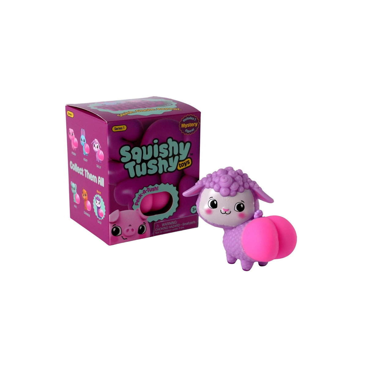 10001 SQUISHY TUSHY TOYS 3" SINGLE FIGURE BLIND BOX