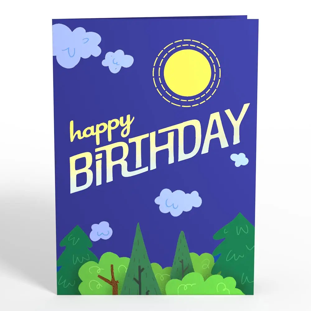 LP5934 BIGFOOT LEGENDARY B-DAY POP-UP CARD 5x7"