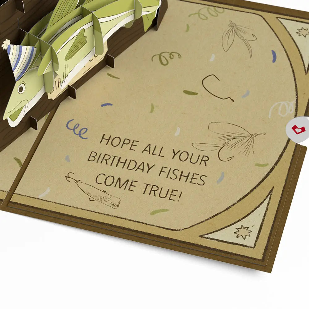 LP5497 BIRTHDAY COD POP-UP CARD 5x7"