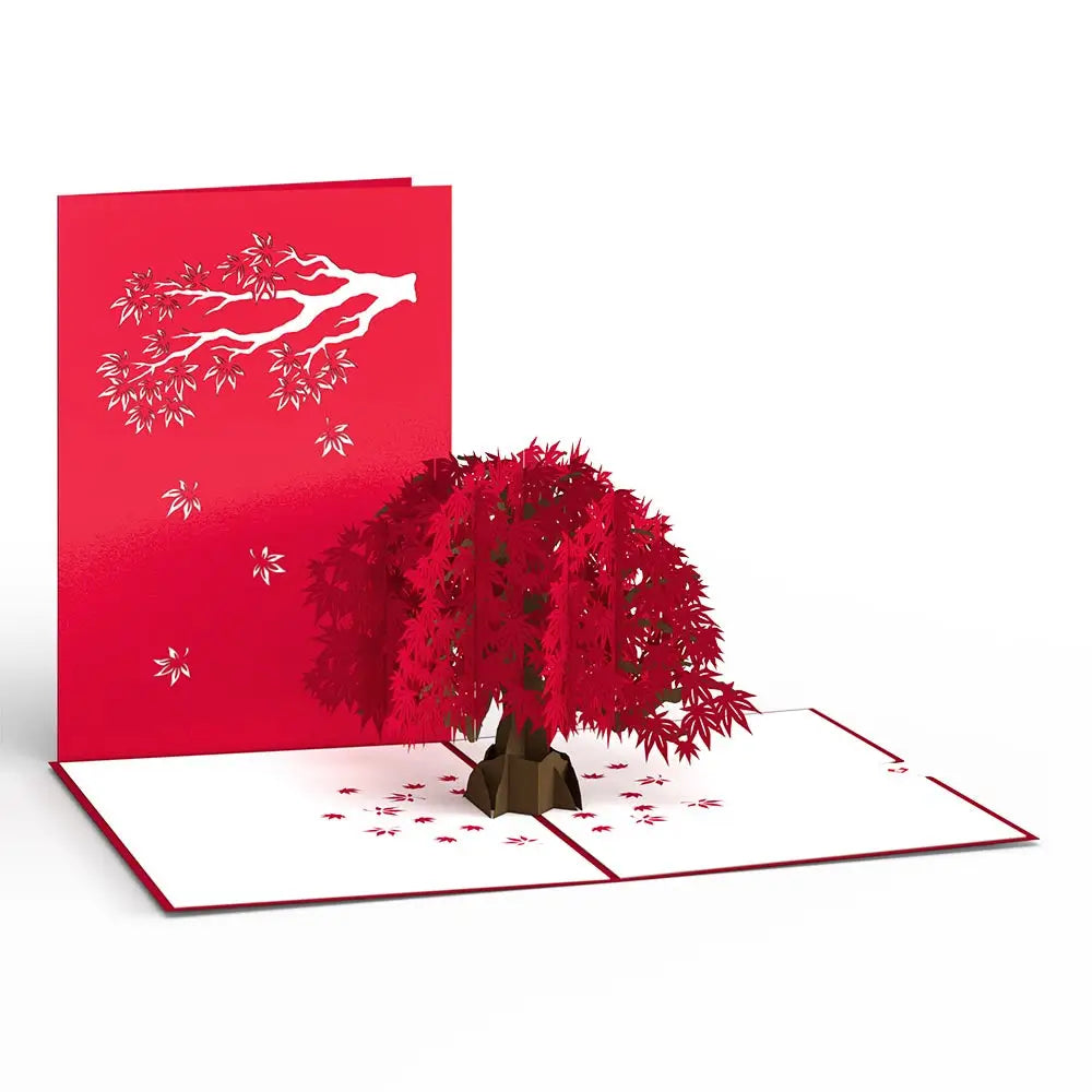 LP1592 JAPANESE MAPLE POP-UP CARD 5x7"