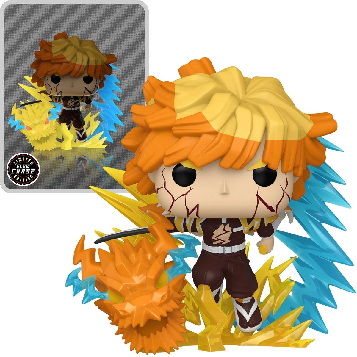 FU93894 DEMON SLAYER ZENITSU AGATSUMA PREMIUM FUNKO POP! VINYL FIGURE #2502