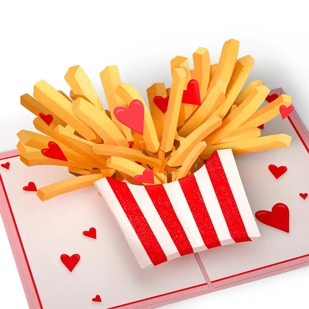 LP6062 ONLY HAVE FRIES FOR YOU POP-UP CARD 5x7"
