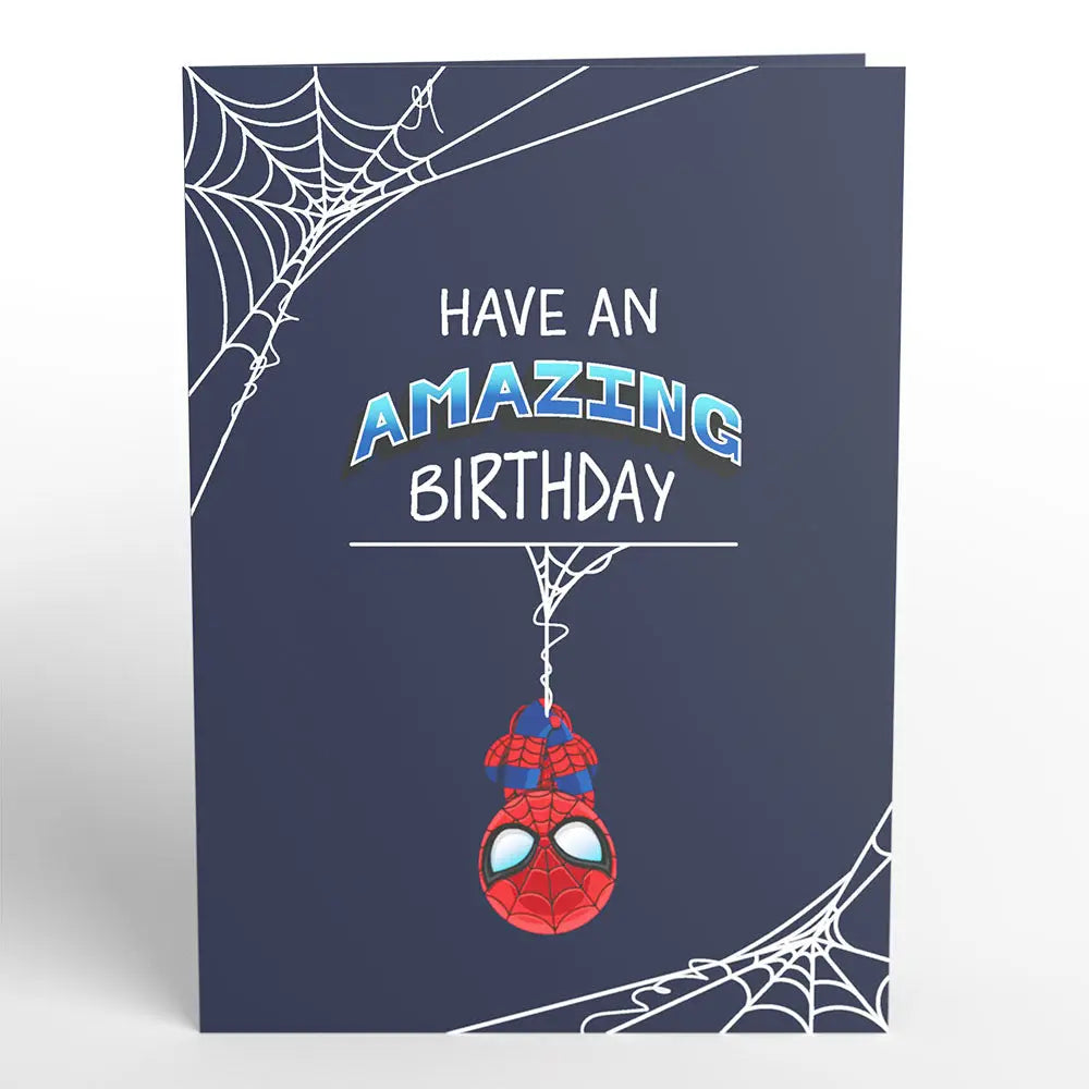 LP5026 MARVEL'S SPIDER-MAN AMAZING B-DAY POP-UP CARD 5x7"