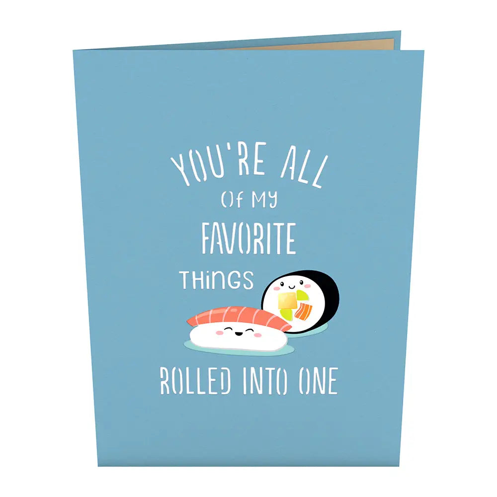 LP2137 SUSHI POP-UP CARD 5x7"