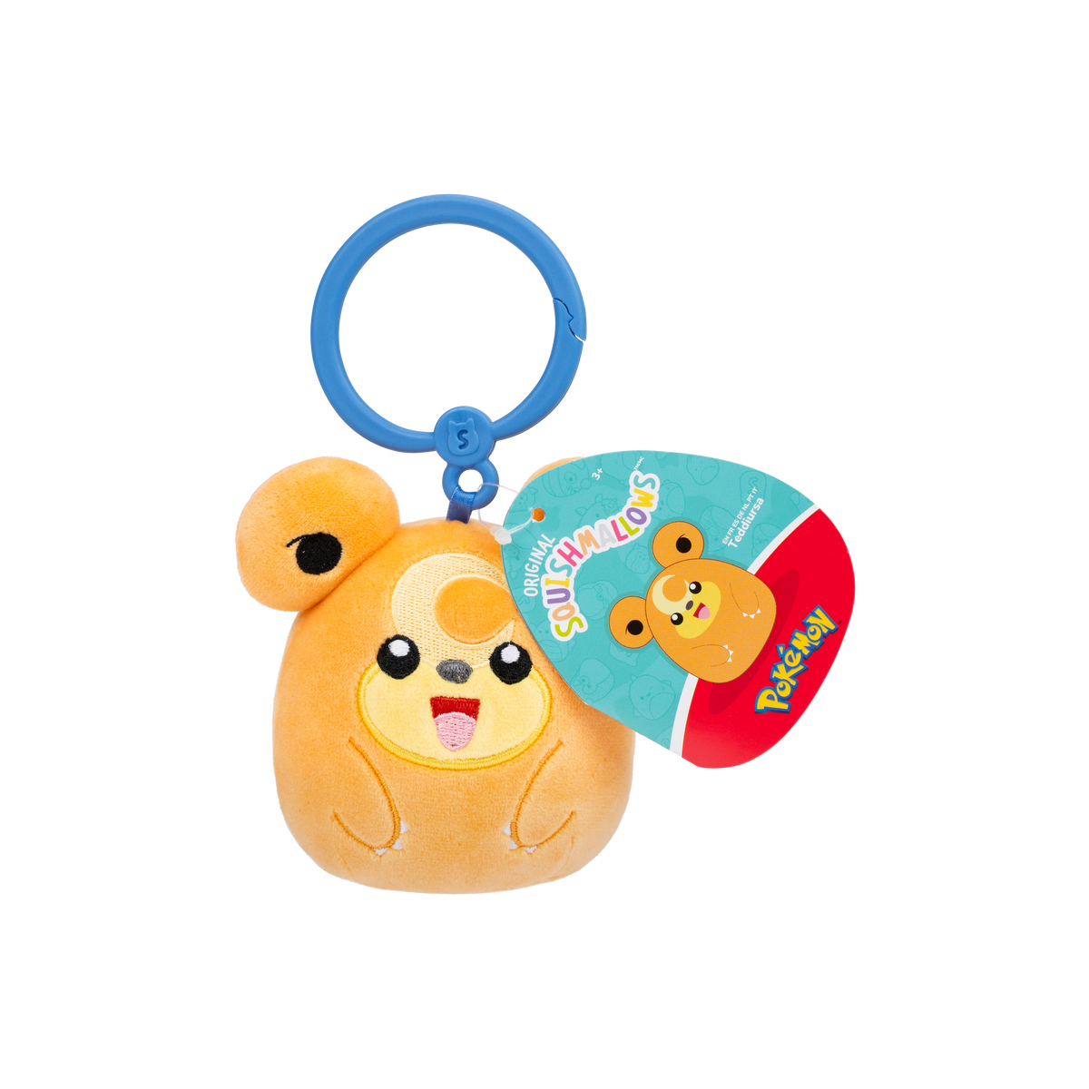 SQPK00527 SQUISHMALLOWS 3.5" PLUSH CLIP POKEMON ASSORT