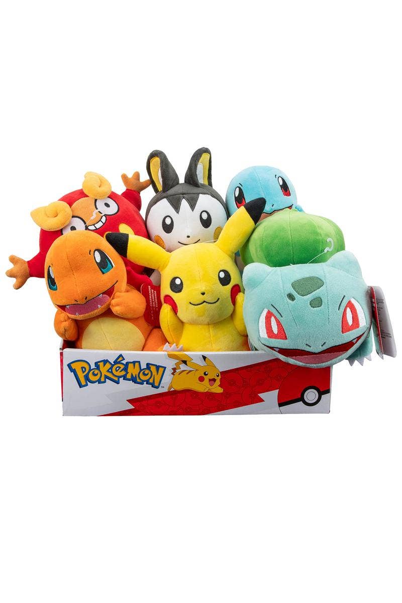PKW2479 POKEMON 8" PLUSH ASSORT
