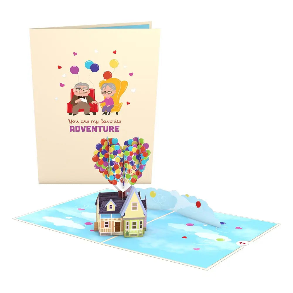 LP3880 DISNEY PIXAR UP MY GREATEST ADVENTURE POP-UP CARD 5x7"